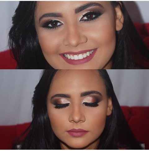 Meu teste de maquiagem! vem ver... - 1