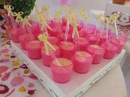 Chá de panela pink e amarelo. dicas? - 2