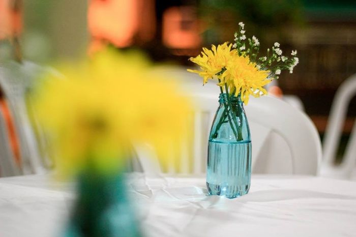 Garrafinhas das mesas