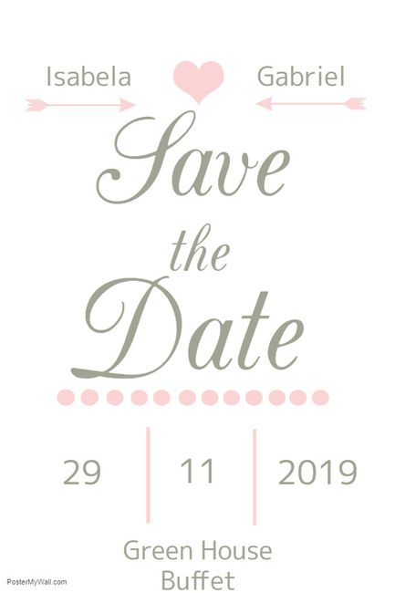 Save the date editável - 1