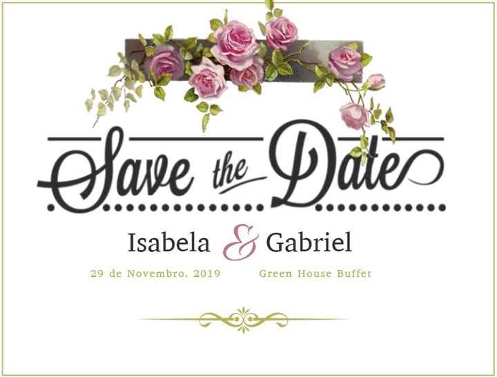 Save the date editável - 1
