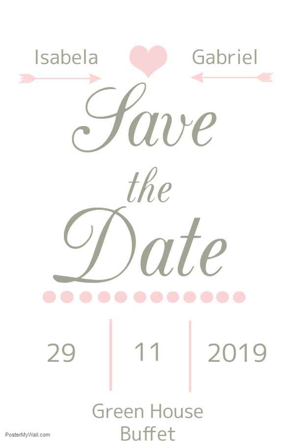 Save the date editável - 1