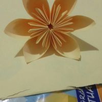 Flor origami - diy - 2