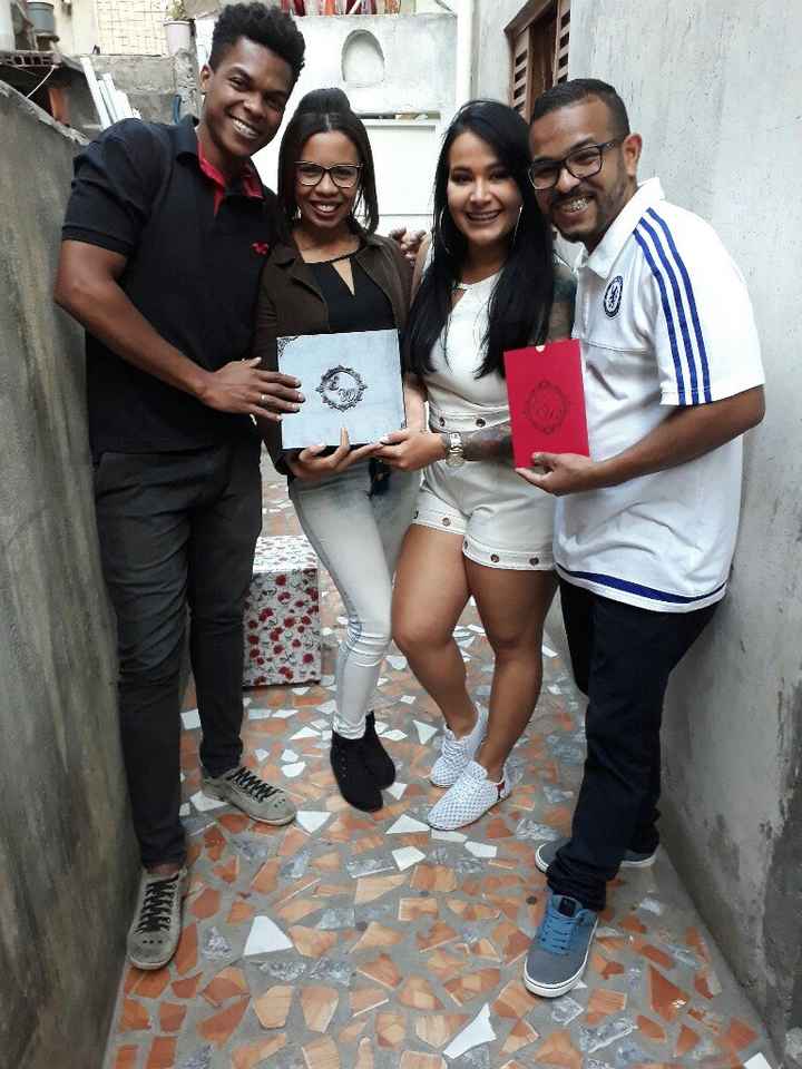 Convite surpresa para todos os padrinhos !!#vemlerever - 15