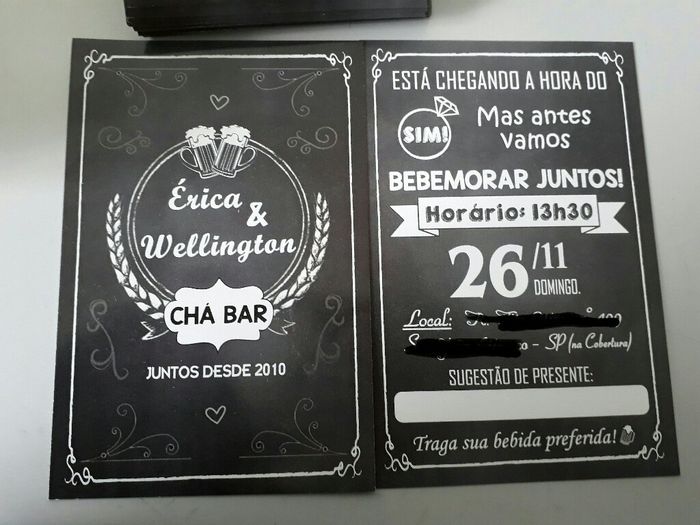 Meus convites chá bar #vemver - 3