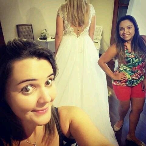 A prova do vestido 
