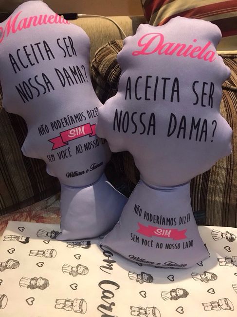 Convite daminhas personalizados - 2