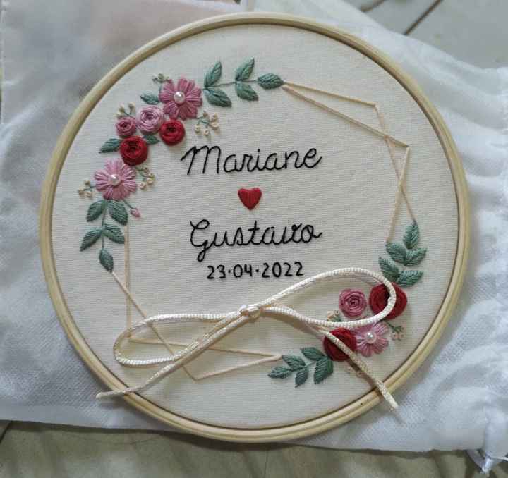 Nosso porta aliança - 1
