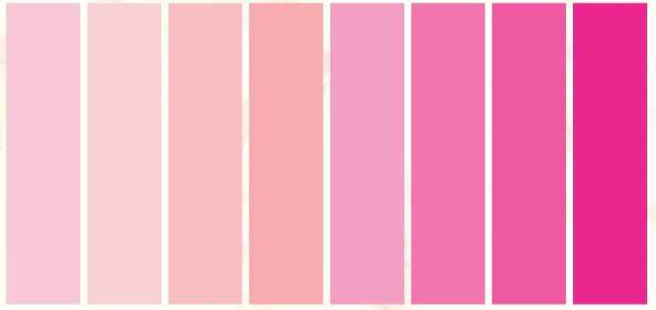 Paleta de cores para vestido das madrinhas - 1