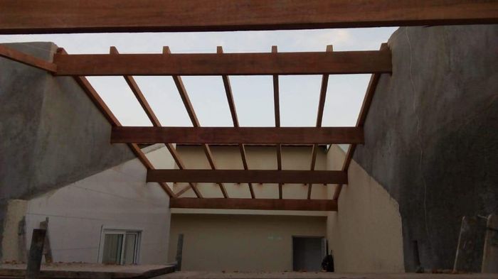Nossa cobertura em obras
