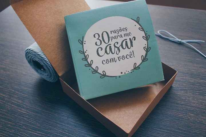  30 razões para me casar com você - 1