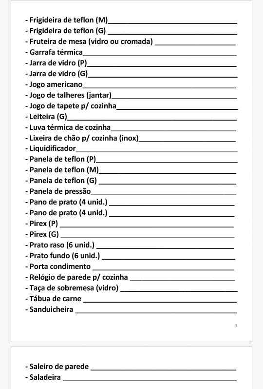 Chá de panela - 2