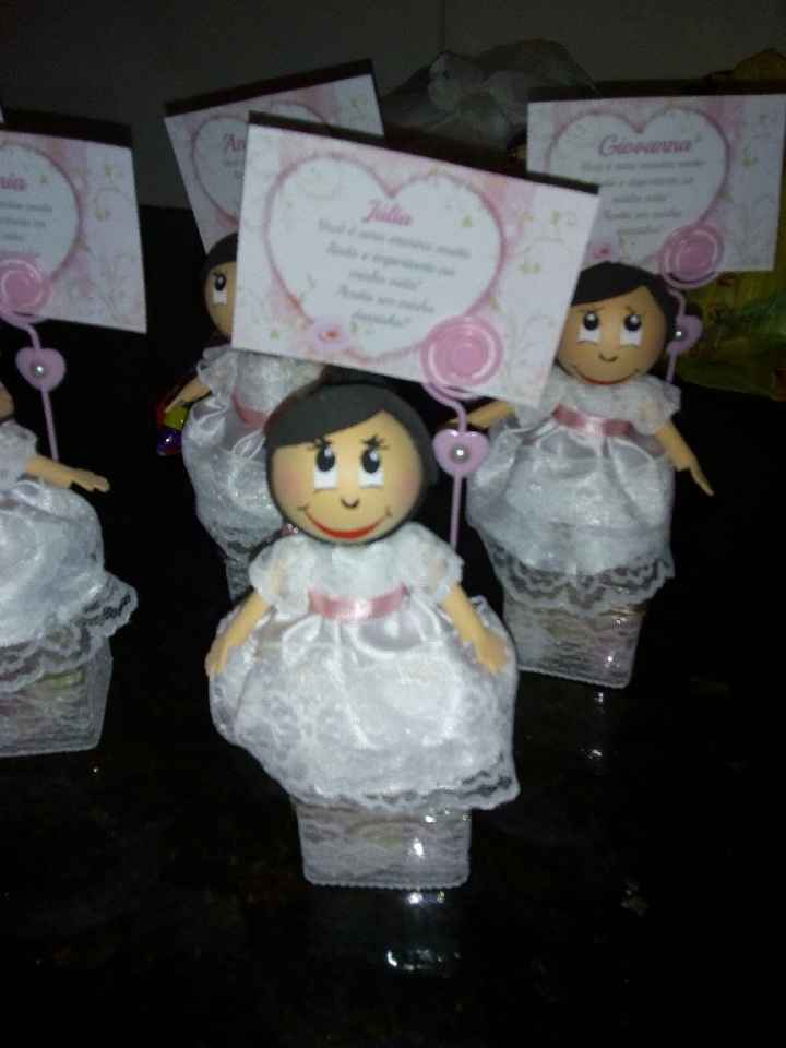 Bonequinhas - Convite daminhas - 2