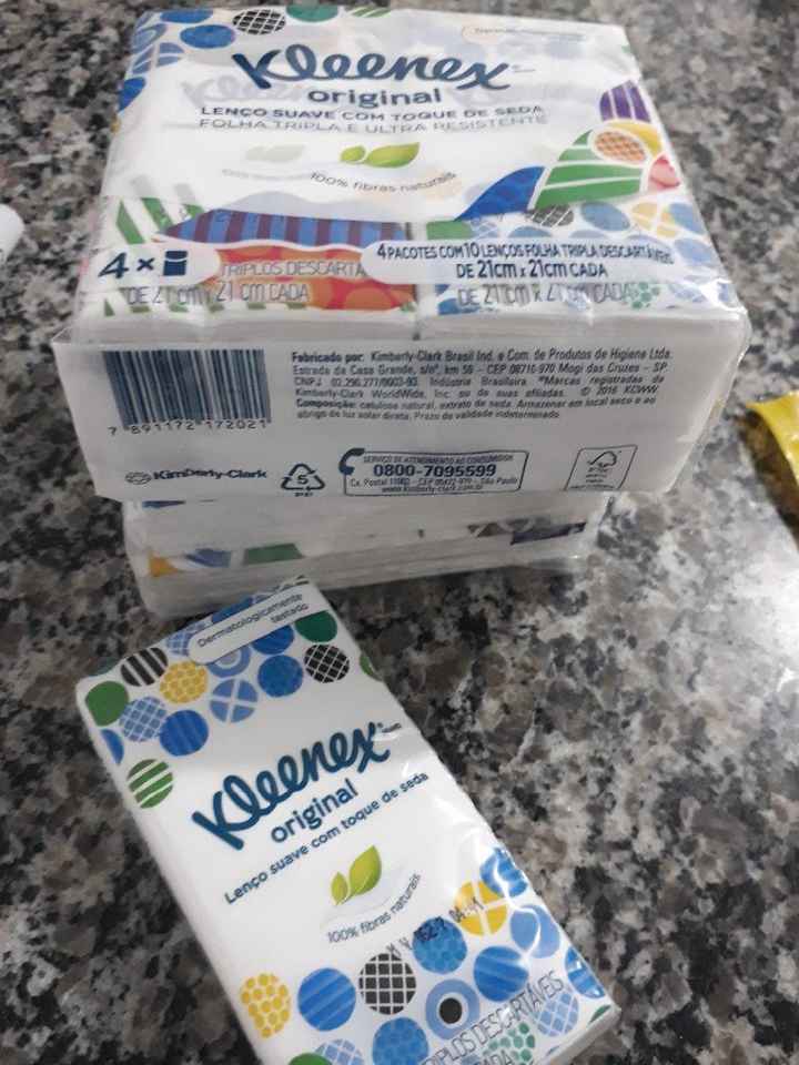 lenços kleenex