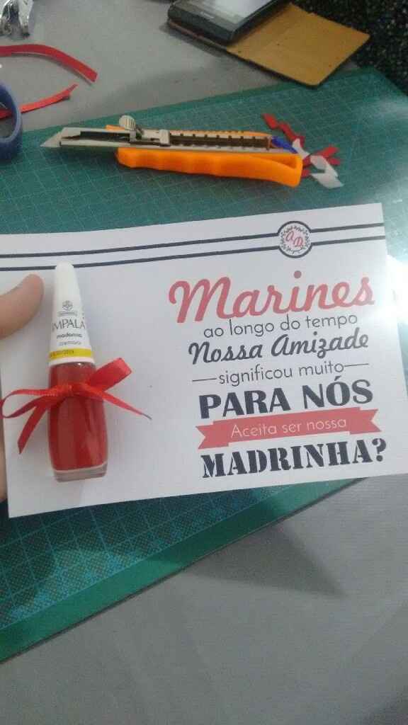 Meu convite das madrinhas #190dias - 3