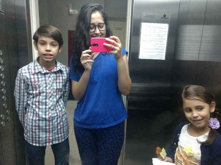 Aproveitar a páscoa para... sair com a daminha e com o pajem - 1