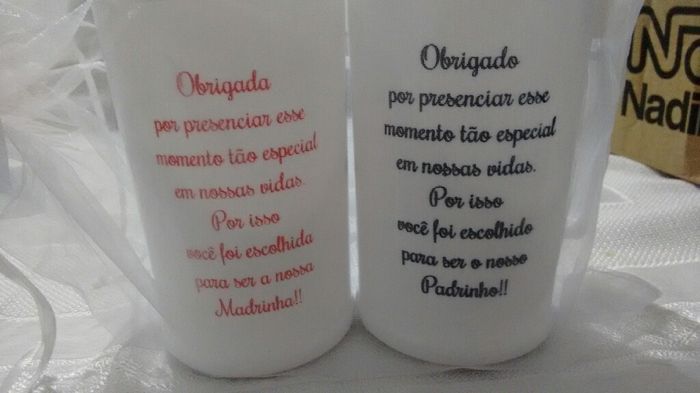 Convites para padrinhos - 1