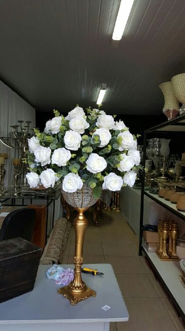 Meus arranjos de flores artificiais. #vemver - 1