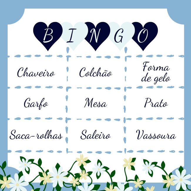 Bingo para Chá de Panela! #vemver 4