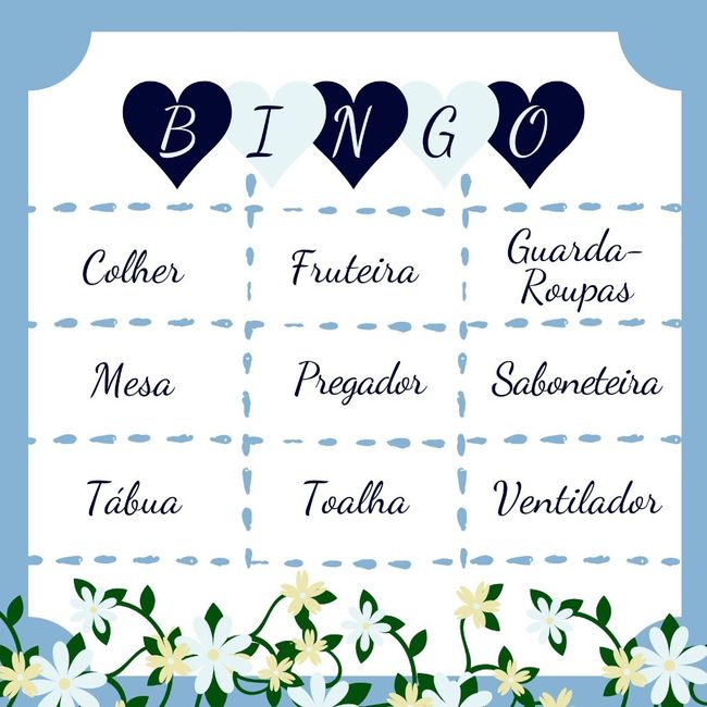 Bingo para Chá de Panela! #vemver 7