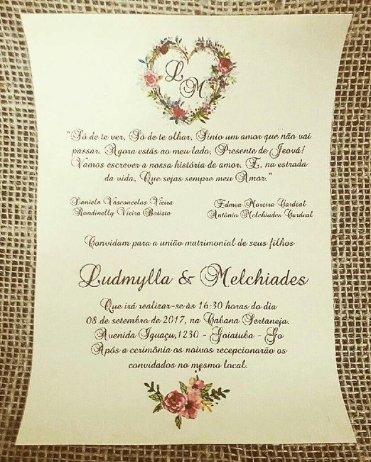  Convites de Casamento! Preço 🤑 - 2