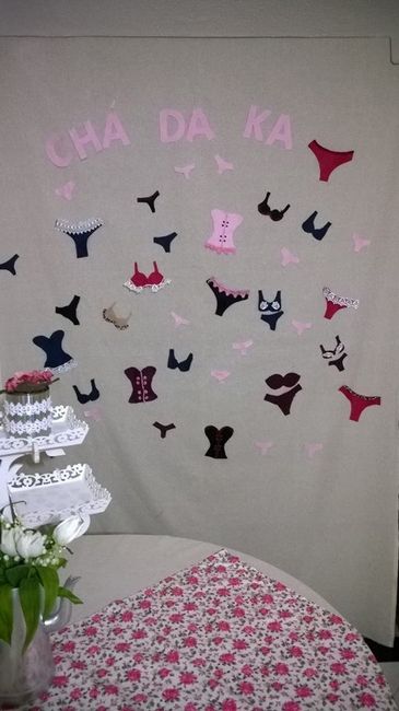 Chá de lingerie!