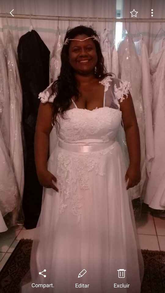 Escreva apenas o número de vestidos que provou - 1