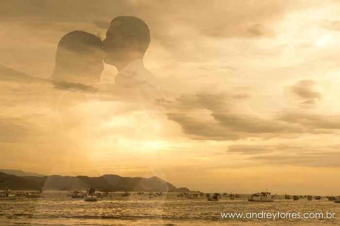 Nosso pré wedding na praia - 1
