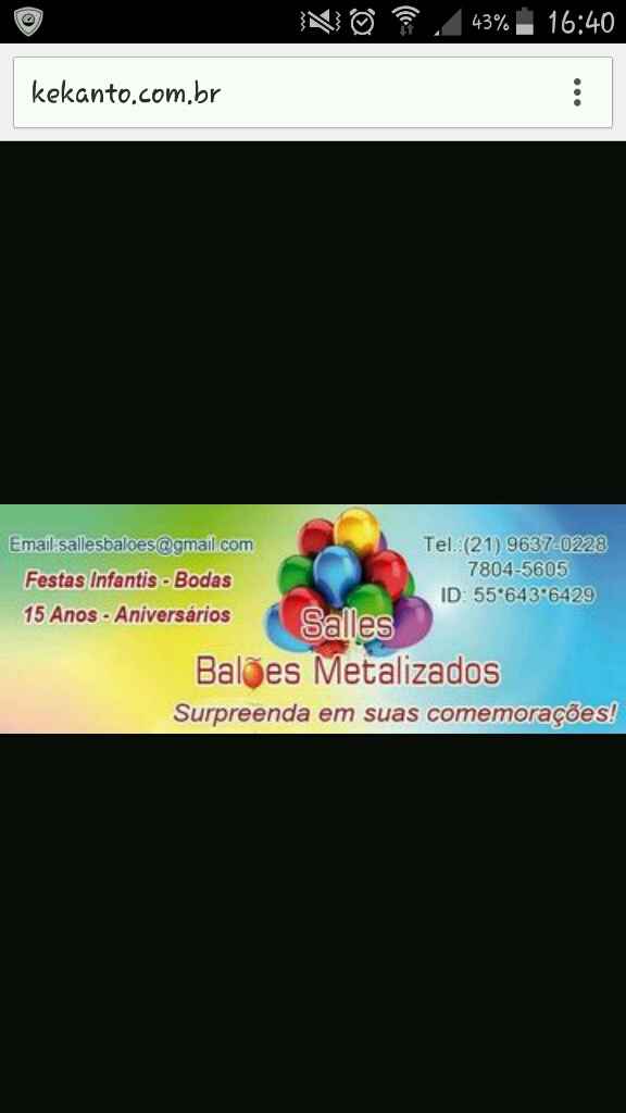 Balões para festa. - 1
