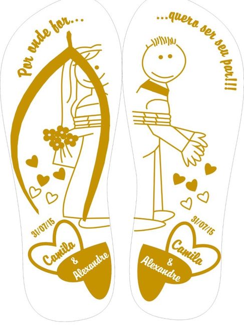 Chinelos personalizados - 1