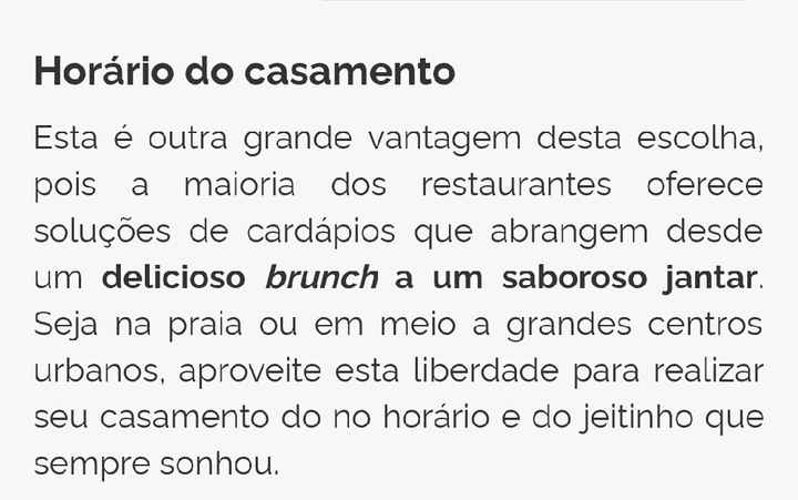 Casamento em restaurante - 2