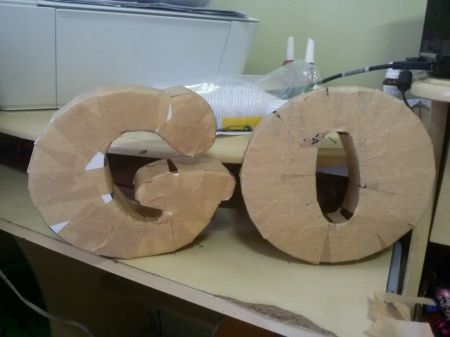 Diy- letras gigantes ou letras 3d - 1