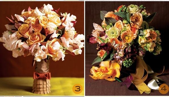 Casamento no outono - buquês!
