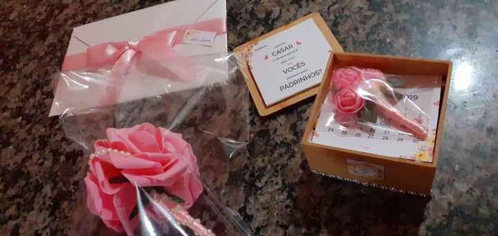 Lembrancinha para os padrinhos 💕 - 1