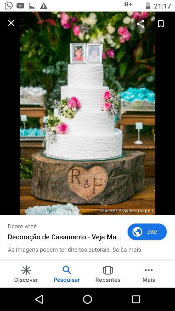 Especial #CasamentoRústico: mesa de bolo 🍰 - 1