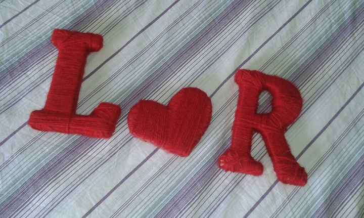 Letras iniciais diy #vem ver! - 1