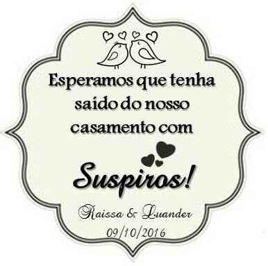 Minha etiqueta para suspiros.. vem ver - 1