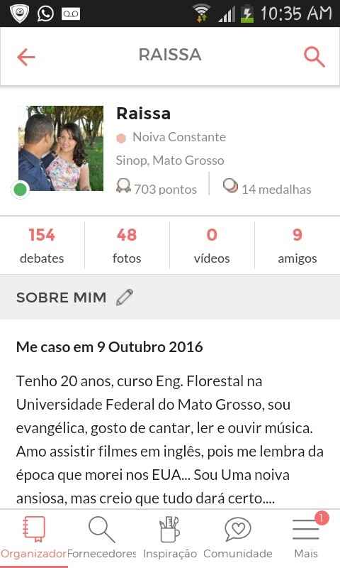 De noiva novata a constante em 2  dias ! - 1
