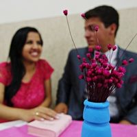 Noivado Rosa e Azul 