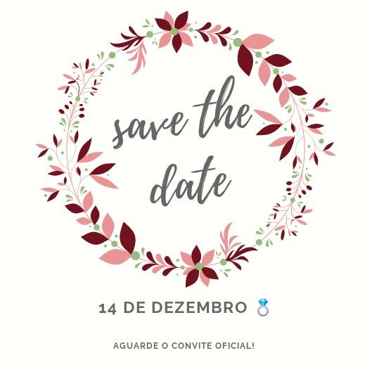 Save the date e convite chá de panela 2