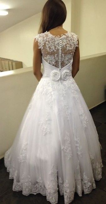 Meu vestido ficou pronto!