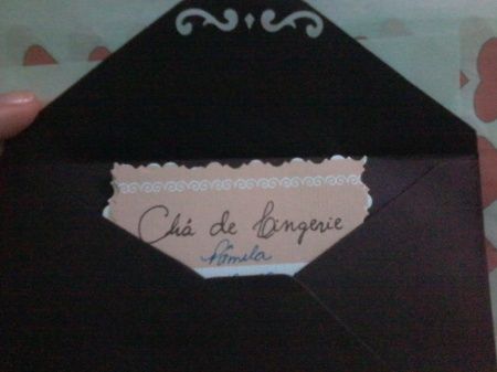 Convite chá lingerie