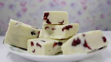 Fudge de Cranberry