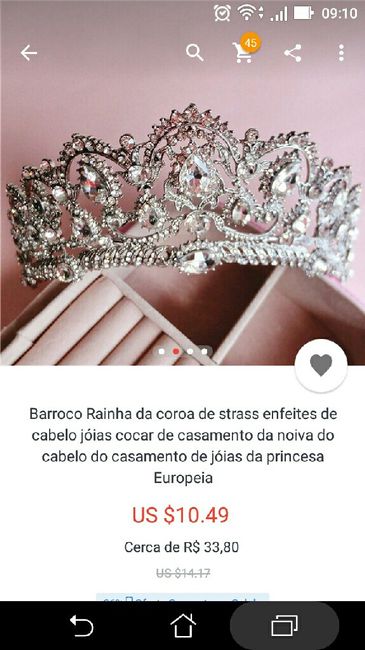 Melhor descoberta da vida! grinalda e brincos. - 2