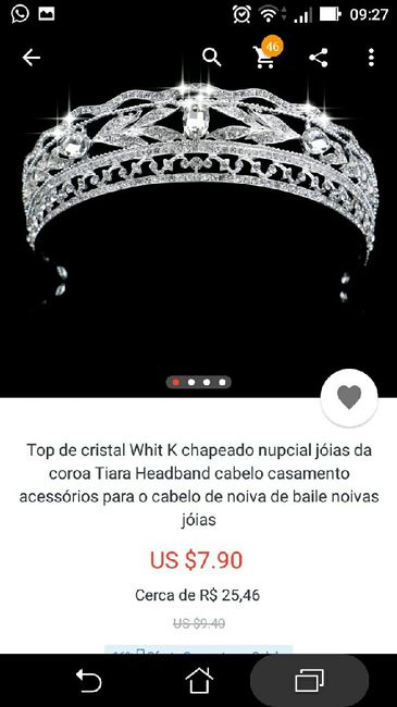 Melhor descoberta da vida! grinalda e brincos. - 4