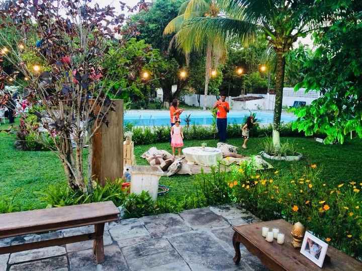 Foto oficial da chácara onde será meu casamento 