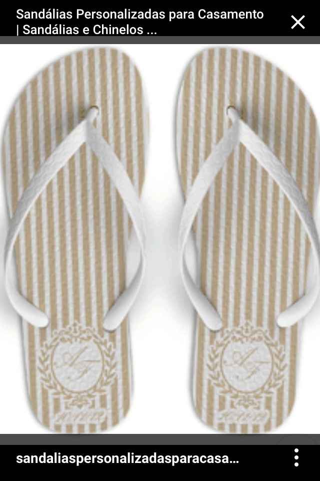 Sandalias (lembrança de casamento) é obrigado colocar data do evento? - 1