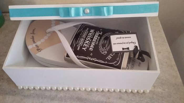Caixa para pais, padrinhos e avós.