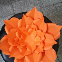  Painel com flores de papel - 1