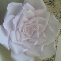  Painel com flores de papel - 2